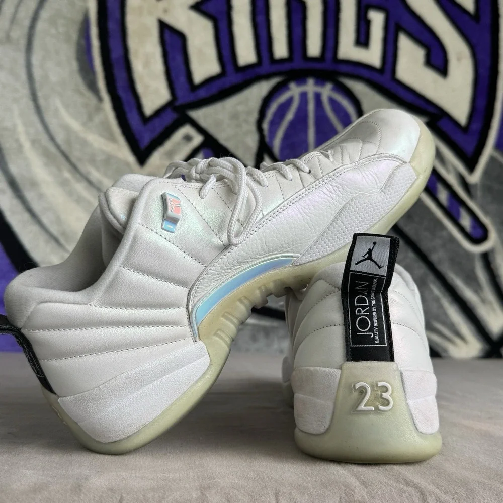 Size 13 - Nike Air Jordan 12 Low Retro Easter DB0733-190 White/Blue